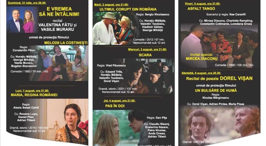 „Caravana filmului românesc” începe la Cinema Capitol Onești din cauza vremii nefavorabile