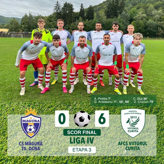 Fotbal, Liga a IV-a/ Sportul Onești și Viitorul Curița, victorii la scor. Rezultatele etapei a treia și clasamentul la zi